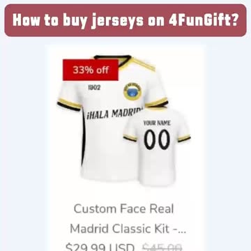 Custom your favorite team Jersey #football#soccerplayer #soccer #cwc #realmadrid