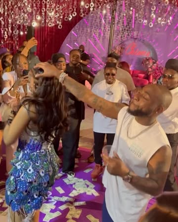 Davido lit up Atlanta last night with a vibrant celebration, where he surprised his wife Chioma with a custom-made Mercedes G63 AMG as a birthday gift 🎁😍😍👏🏼#africanfolder #davido #afrobeats
