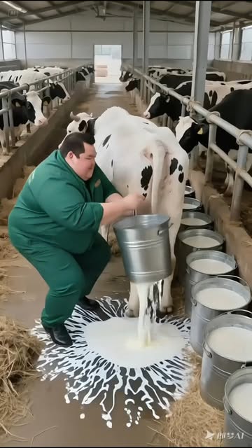 Amazing Cow Huge Milk In The Floor 😲😳🫶🫡..#fishing #flyfishing #saltlife #bassfishing #fishinglife #boating #shimano #catchandrelease #carp #trout #pesca #fisherman #angler #largemouthbass #pike #fishi...