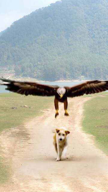 Amazing Giant Eagle Hunting A Dog 😲😳🫡🫶..#fishing #flyfishing #saltlife #bassfishing #fishinglife #boating #shimano #catchandrelease #carp #trout #pesca #fisherman #angler #largemouthbass #pike #fishin...