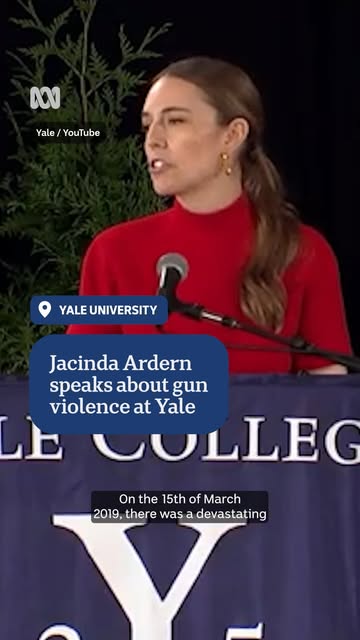 Former New Zealand Prime Minister Dame Jacinda Ardern gave an address to the graduates of Yale University where she spoke of her strong stance on guns following the 2019 Christchurch shooting. Get the...