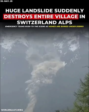 a catastrophic landslide engulfed the Swiss Alpine village of Blatten in the Lötschental Valley, following the partial collapse of the Birch Glacier.  Approximately 90% of the village was buried under...