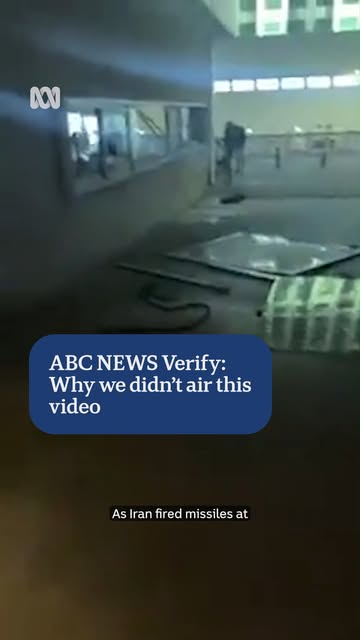Video has been emerging online of the blows Israel and Iran have been trading. ABC NEWS Verify has been working hard to verify it, but sometimes the vision is not what it seems.Reporting by Matt Marti...