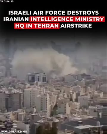 The Israeli Air Force has launched a powerful airstrike on Tehran, successfully destroying the headquarters of Iran’s Ministry of Intelligence. This strike is part of Israel’s wider military campaign,...