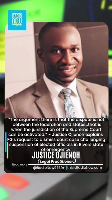 “The argument there is that the dispute is not between the federation and states…that is when the jurisdiction of the Supreme Court can be activated.” - Justice Ojienoh explains FG’s request to dismis...