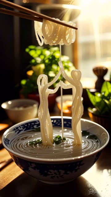 Love over a bowl of pho 🍜 .Based on a video by @cediyaelarts .#aiart #generativeart #midjourney #discodiffusion #ai #machinelearning #abstractart #dance #dancing #surrealis #darksurrealism #surrealist...