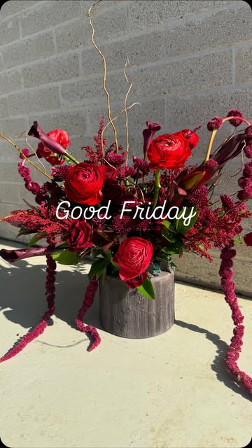 As I prepared for this Floral Friday, I wanted to create an arrangement that represented Good Friday. Good Friday, isn’t necessarily the happiest of days. In fact, it’s the darkest day our world has m...
