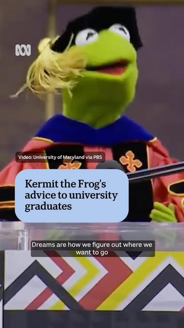There wasn’t a dry eye in the house when Kermit the Frog delivered his commencement speech to the University of Maryland’s class of 2025 😭 Get the news that matters to you straight from the source. Do...