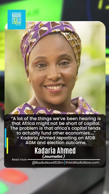 “A lot of the things we’ve been hearing is that Africa might not be short of capital. The problem is that africa's capital tends to actually fund other economies....