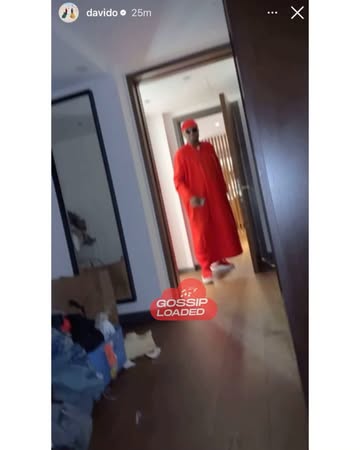 Wetin you Dey wear, you just come to wake me this morning - Davido says as Isreal make a shocking visit to him in red dress. 🙆🏾‍♂️🏃🏾‍♂️🏃🏾‍♂️🏃🏾‍♂️
