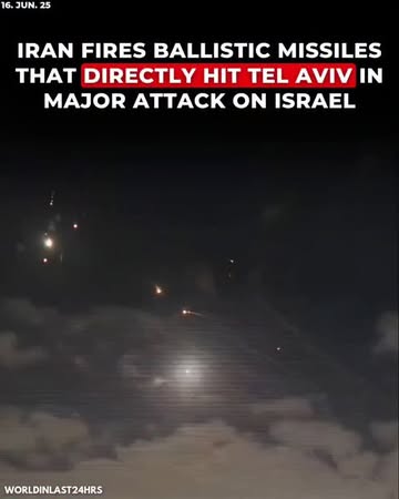 In a major escalation of the ongoing conflict between Iran and Israel, Iranian forces have launched ballistic missiles that directly struck the city of Tel Aviv. This marks one of the most serious dir...