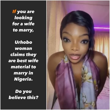 How true is this? Please answer for the single guys that are on this page please. PLEASE TAG URHOBO BABES YOU KNOW!!! 📺: @onome_miss