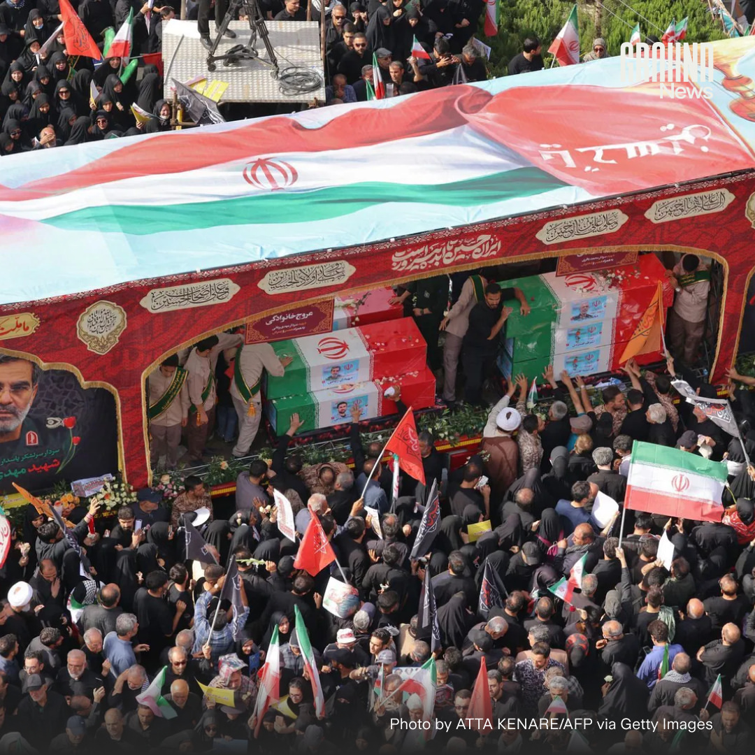 Crowds filled the streets of Tehran on Saturday for the funeral of top Iranian commanders and nuclear scientists killed during a 12-day war with Israel. Among the dead were Revolutionary Guard chief G...