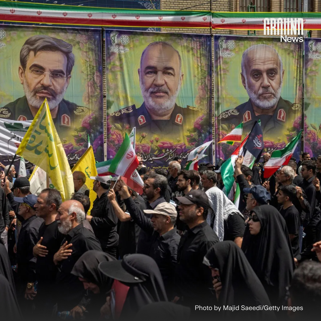 Crowds filled the streets of Tehran on Saturday for the funeral of top Iranian commanders and nuclear scientists killed during a 12-day war with Israel. Among the dead were Revolutionary Guard chief G...