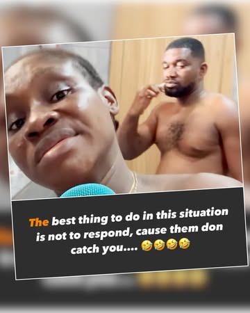 🤣🤣🤣 It’s a trap. If you are guilty and you respond, argument go start Oo! 📺: @mcmbakara @lolombakara1