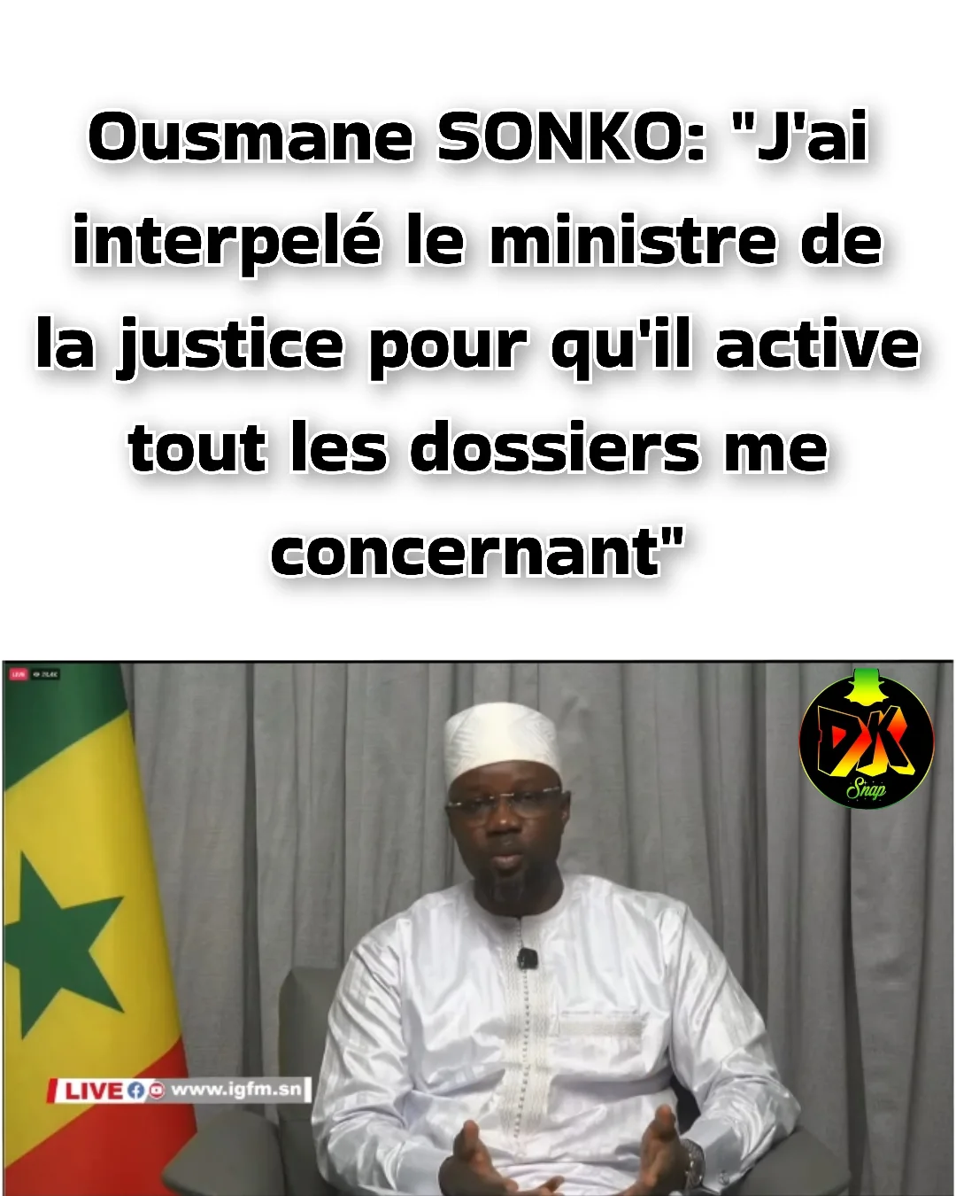 🛑Ousmane SONKO: 