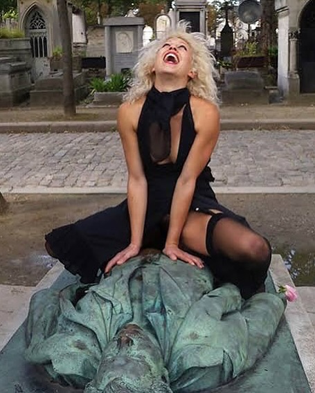The Story behind the Grave of Victor Noir, Père Lachaise Cemetery, Paris:Victor Noir was a 19th-century French journalist whose tomb became an unlikely symbol of fertility and desire. Sculpted by Jule...