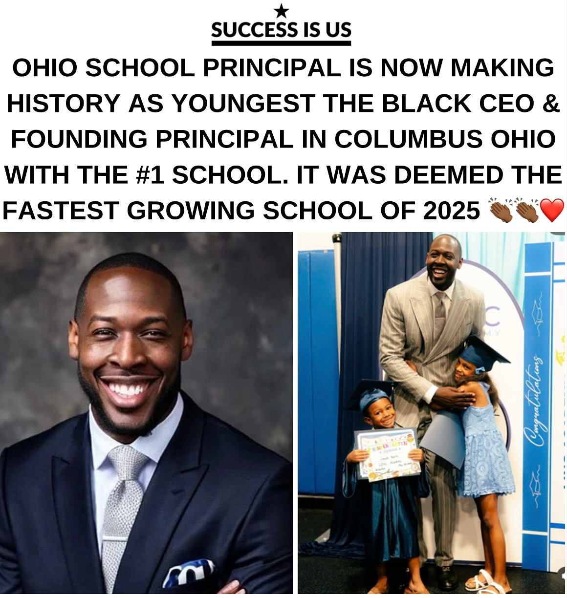David Ross @theofficialdavidross is the principal of @linc.columbus With Zero suspensions in their first year!! 🤯 LINC ACADEMY is setting the bar high with an incredible 138% growth in i-Ready reading...
