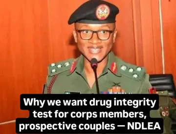 Why we want drug integrity test for corps members, prospective couples — NDLEAThe Chairman of the National Drug Law Enforcement Agency (NDLEA), retired Brig. Gen. Buba Marwa, has advocated drug integr...