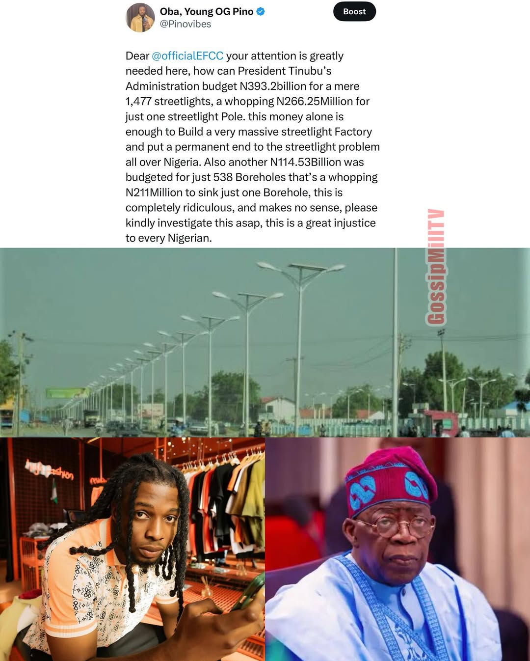 I no send anybody papa!! The last 15years of my life I have been a trend setter I have also been The Number 1 leader in the Online Media and Blogging space! I have Made legitimate money and I still ke...