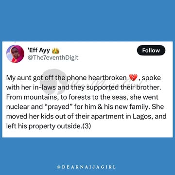 Im still short of words. Why are they looking for her? #dearnaijagirl #marriage