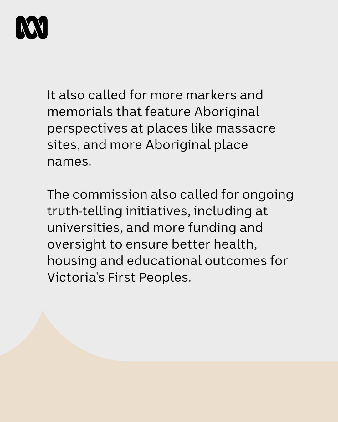 Australia's first formal truth-telling inquiry has found crimes against humanity and genocide were committed against Aboriginal people in Victoria, and has recommended that Victorian First Peoples be ...