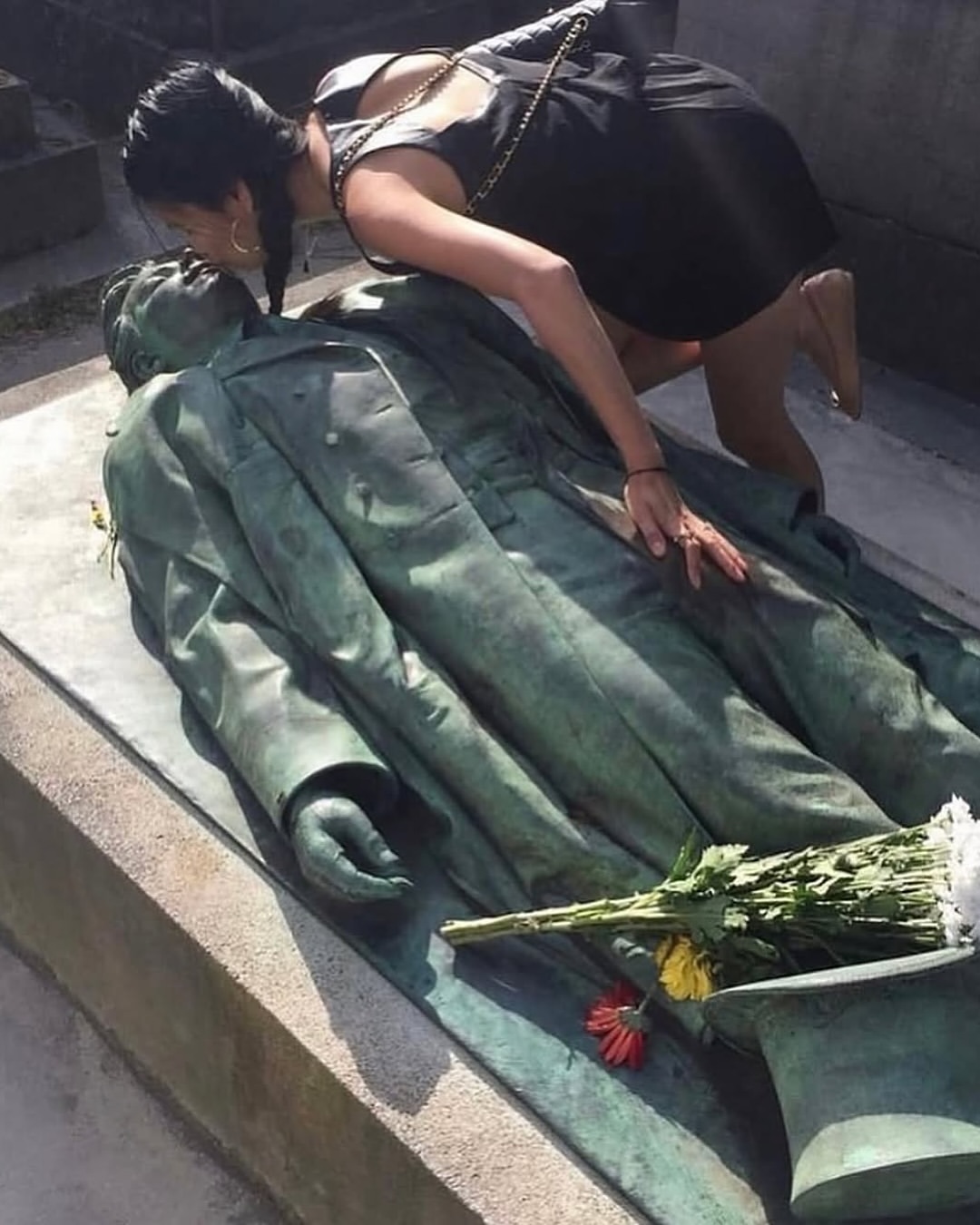 The Story behind the Grave of Victor Noir, Père Lachaise Cemetery, Paris:Victor Noir was a 19th-century French journalist whose tomb became an unlikely symbol of fertility and desire. Sculpted by Jule...