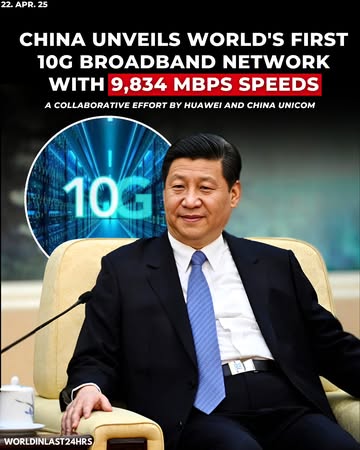 China has officially launched the world’s first 10G broadband network, a groundbreaking achievement in collaboration with Huawei and China Unicom. This state-of-the-art technology is designed to offer...
