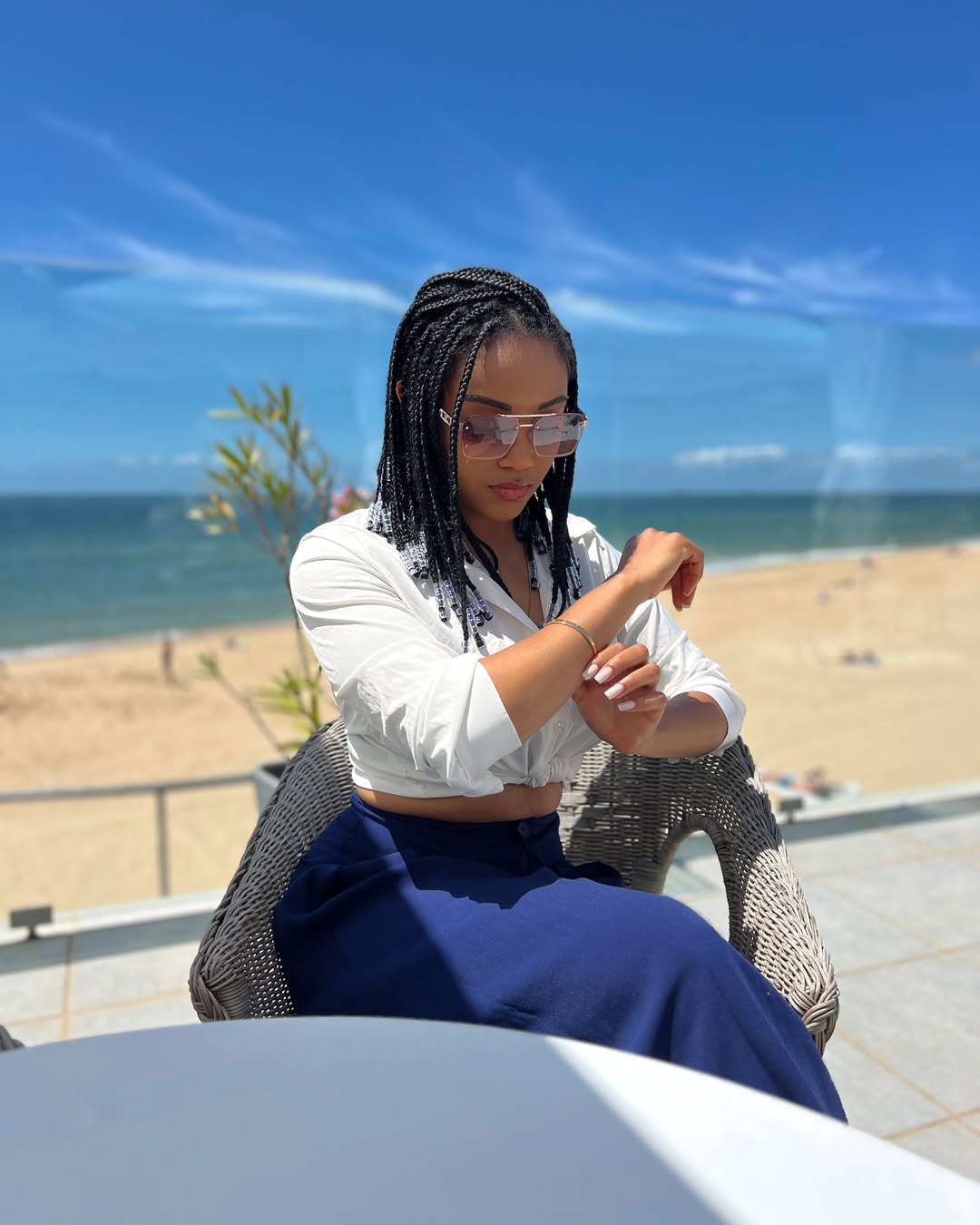 Sun, beach and a drink - nothing better to enjoy the day☀️🍹🏖️