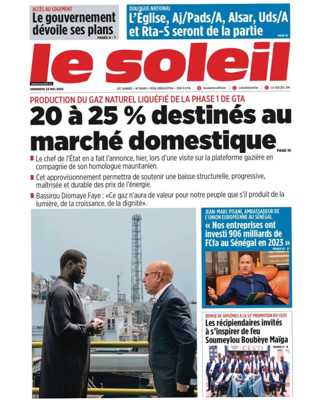 🔴[𝗦𝗘𝗡𝗘𝗚𝗔𝗟] 🇸🇳 : Unes des journaux de Vendredi 23 Mai 2025.#RevueDePresse____________________________________________@dakar_snap #election2024 #MackySall #presidentielle2024 #senegalaise #senegal🇸🇳 #da...
