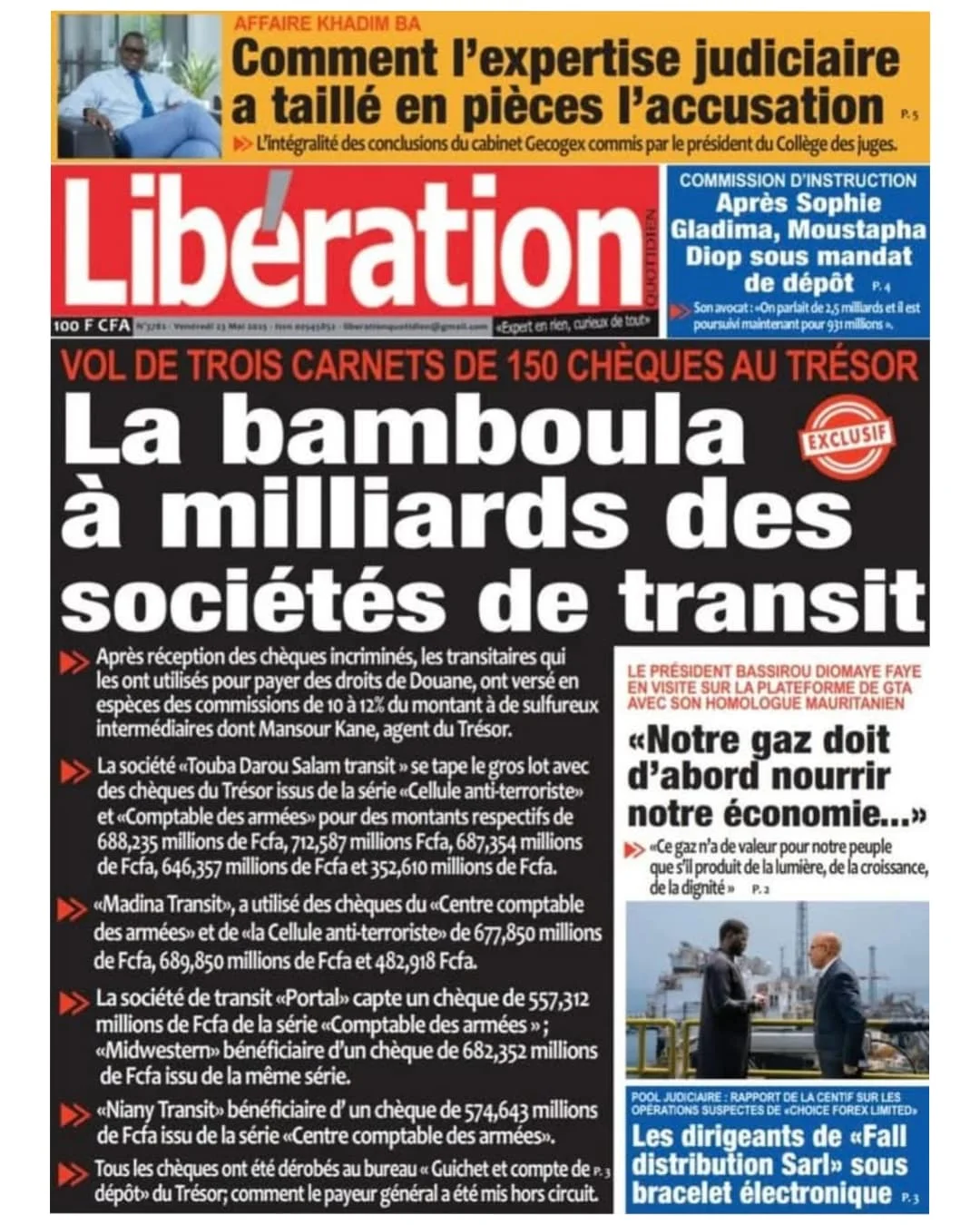 🔴[𝗦𝗘𝗡𝗘𝗚𝗔𝗟] 🇸🇳 : Unes des journaux de Vendredi 23 Mai 2025.#RevueDePresse____________________________________________@dakar_snap #election2024 #MackySall #presidentielle2024 #senegalaise #senegal🇸🇳 #da...