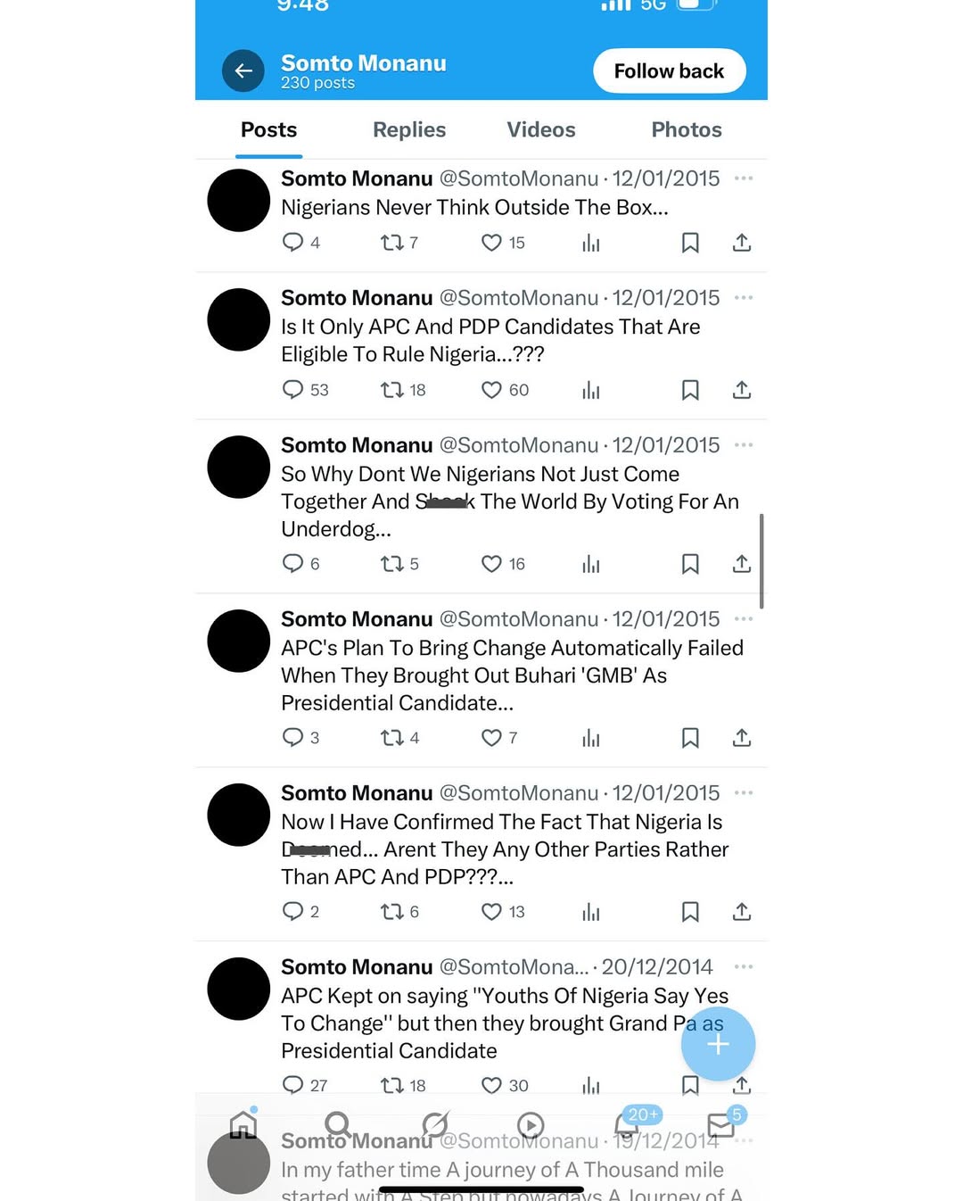 I no send anybody papa!! The last 15years of my life I have been a trend setter I have also been The Number 1 leader in the Online Media and Blogging space! I have Made legitimate money and I still ke...