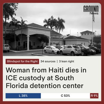 Marie Ange Blaise, a 44-year-old woman from Haiti, died on April 26 at the Broward Transitional Center in Pompano Beach, Florida, while in U.S. Immigration and Customs Enforcement (ICE) custody. ⁠⁠Acc...