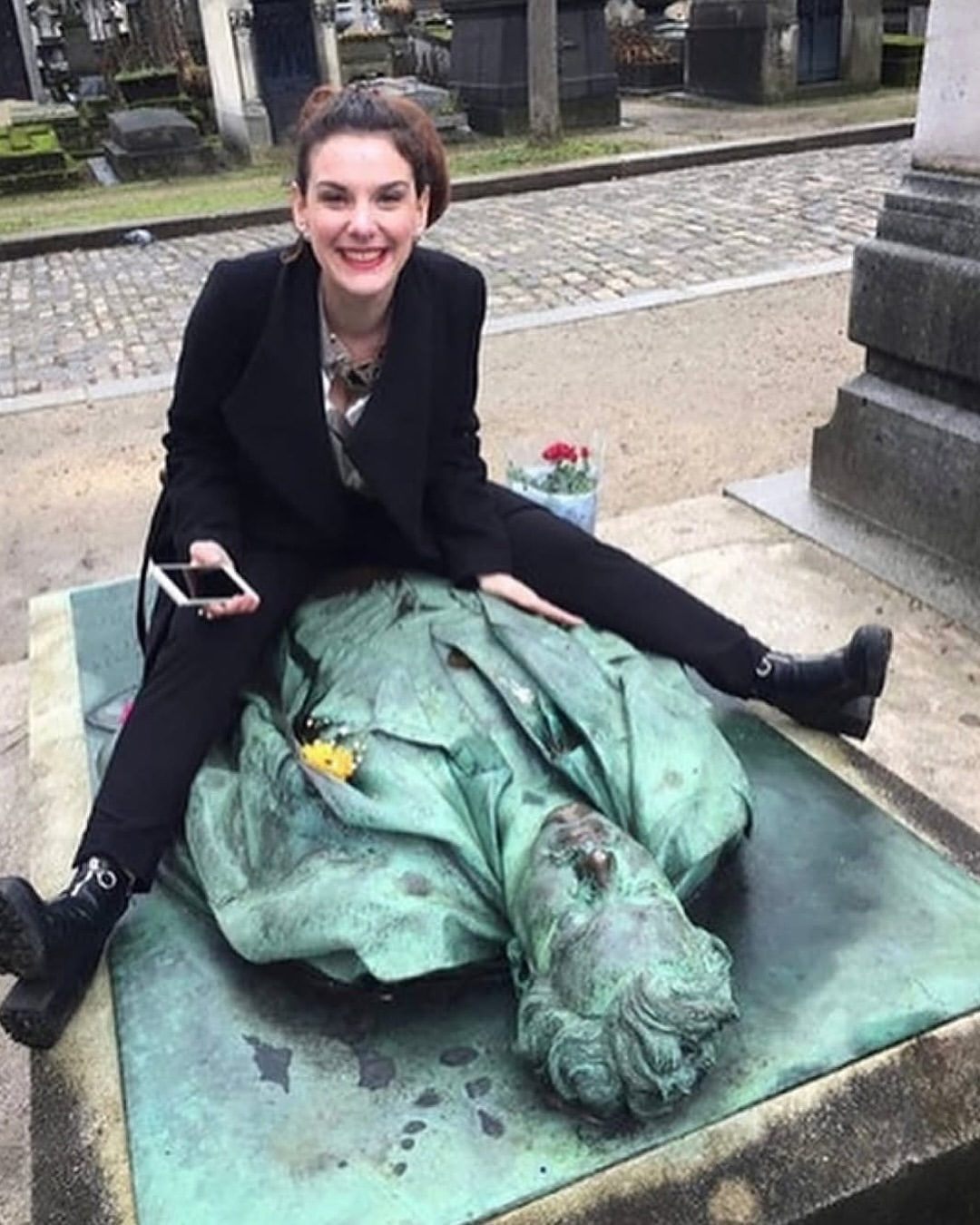 The Story behind the Grave of Victor Noir, Père Lachaise Cemetery, Paris:Victor Noir was a 19th-century French journalist whose tomb became an unlikely symbol of fertility and desire. Sculpted by Jule...