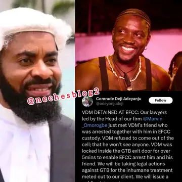 “GTBANK Locked VeryDarkMan Inside Their Exit Door For 5 Minutes To Enable EFCC Arrest Him” — Lawyer, Deji Adeyanju Reveals