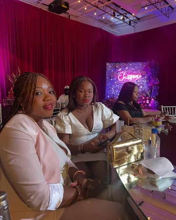 Guests at Chioma Adeleke's 30th birthday party