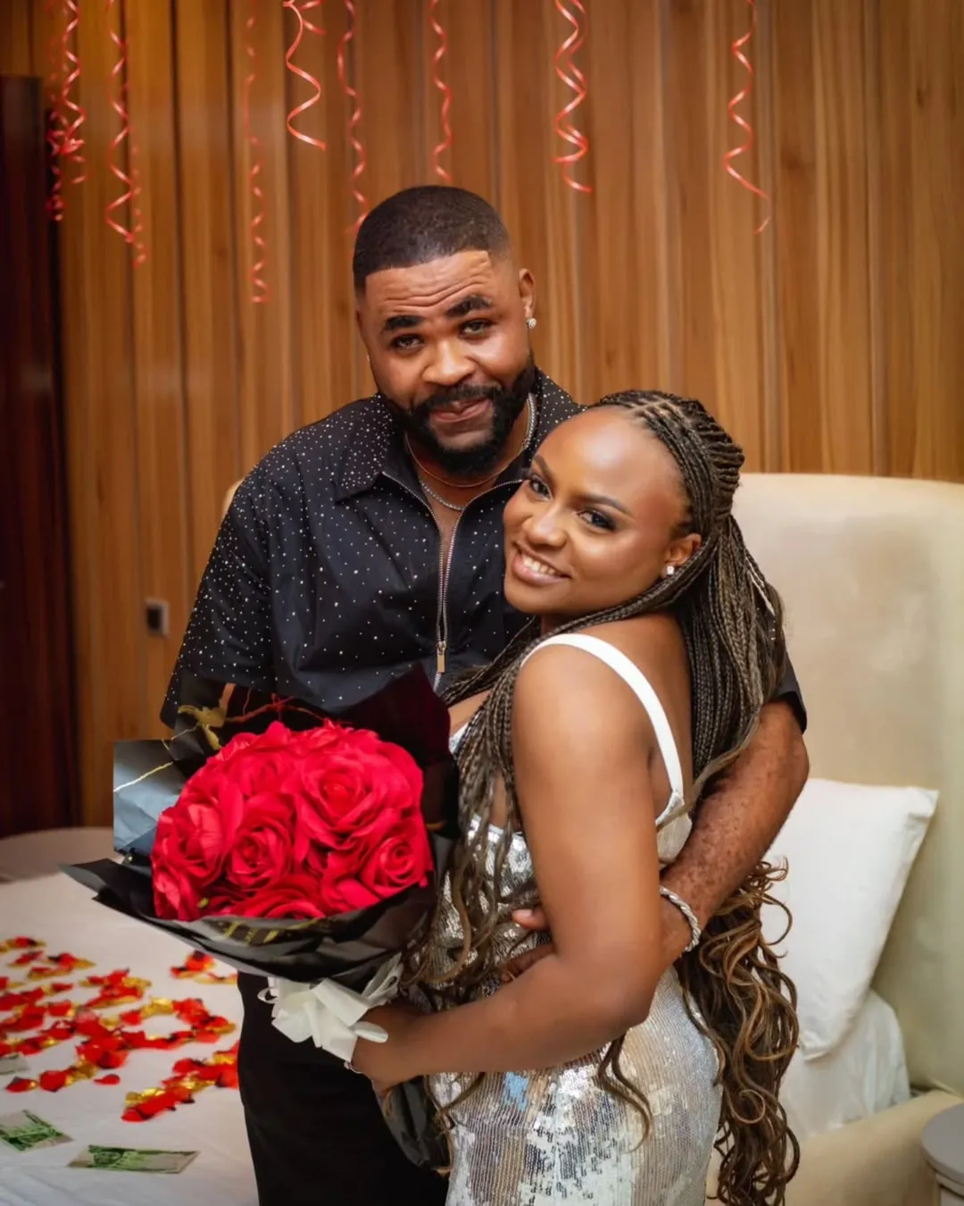 Nollywood actor, Desmond Ken Agwunobi engages his longtime girlfriend Congratulations to them