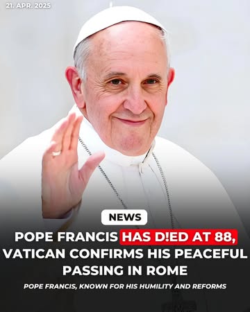 Pope Francis, the 266th pope of the Roman Catholic Church, passed away at the age of 88 on April 21, 2025, at his residence in Vatican City. His death was officially announced by Cardinal Kevin Farrel...