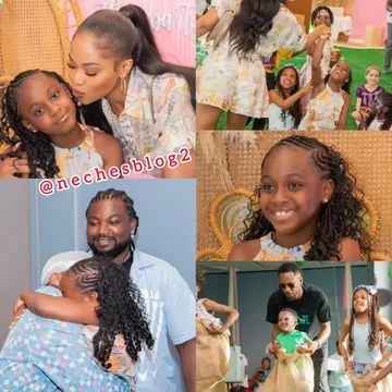 Davido's second babymama, Amanda shares beautiful photos from their daughter, Hailey Adeleke's 8th birthday party