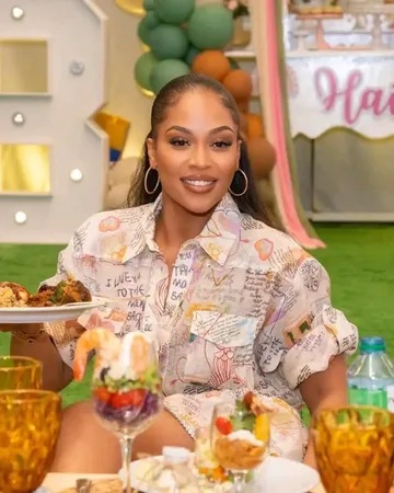 Beautiful photos of Davido's second daughter, Hailey Adeleke and her mother, Amanda at her 8th birthday party
