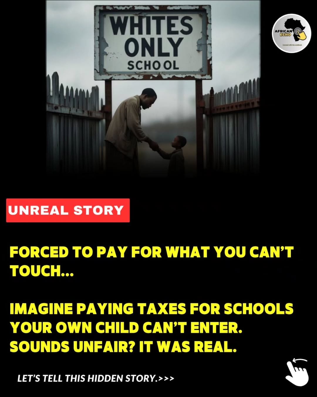 Did you know that during the dark days of SEGREGATION in the United States, Black families were forced to pay TAXES that built schools their own children could not enter? While white children sat in s...