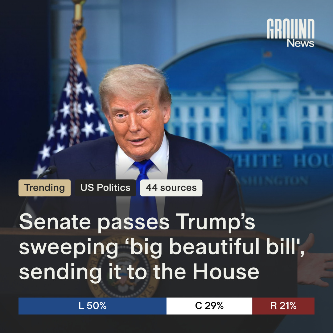 Senate Republicans narrowly advanced President Donald Trump’s sweeping tax and spending bill on Tuesday, with Vice President JD Vance breaking a 50-50 tie after hours of debate. The One Big Beautiful ...