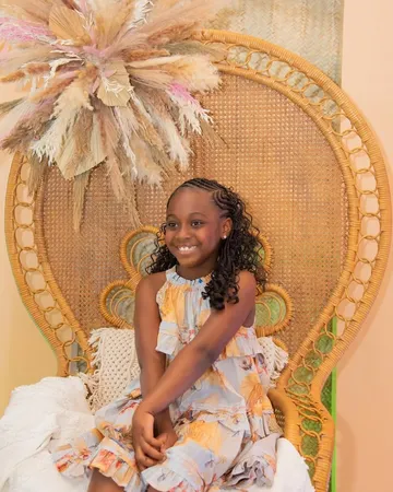 Davido's second babymama, Amanda shares beautiful photos from their daughter, Hailey Adeleke's 8th birthday party