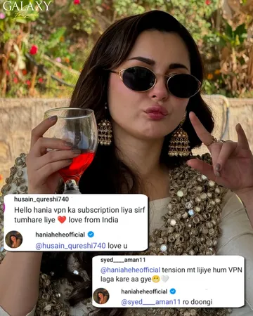 Hania Aamir’s cross-border fans found their way to the comments even after her account was banned in India, and she made sure to connect with them ❤️ #HaniaAamir