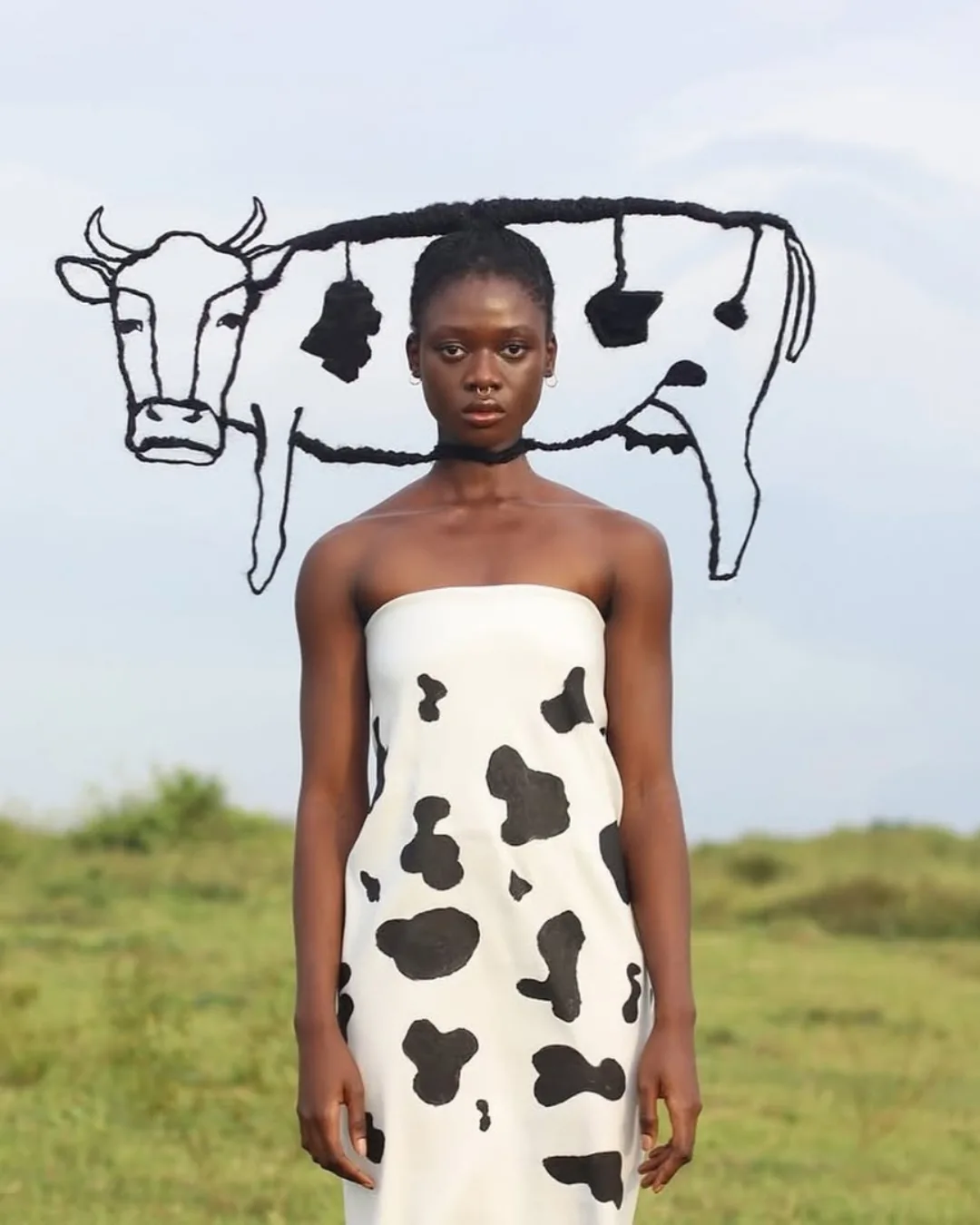 Laetitia Ky, a feminist artist from Ivory Coast, creates stunning art using her own hair. With wire and thread, she sculpts it into detailed, sketch-like designs.Inspired by traditional African hairst...