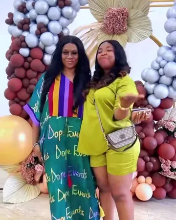 Nollywood actress Ekene Umenwa partners with Jennifer Odonwodo, wife of late actor Junior Pope, to plan her sister Marymic's bridal shower.