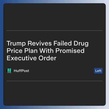 President Trump announced plans to sign an executive order aimed at reducing U.S. drug prices by implementing a 