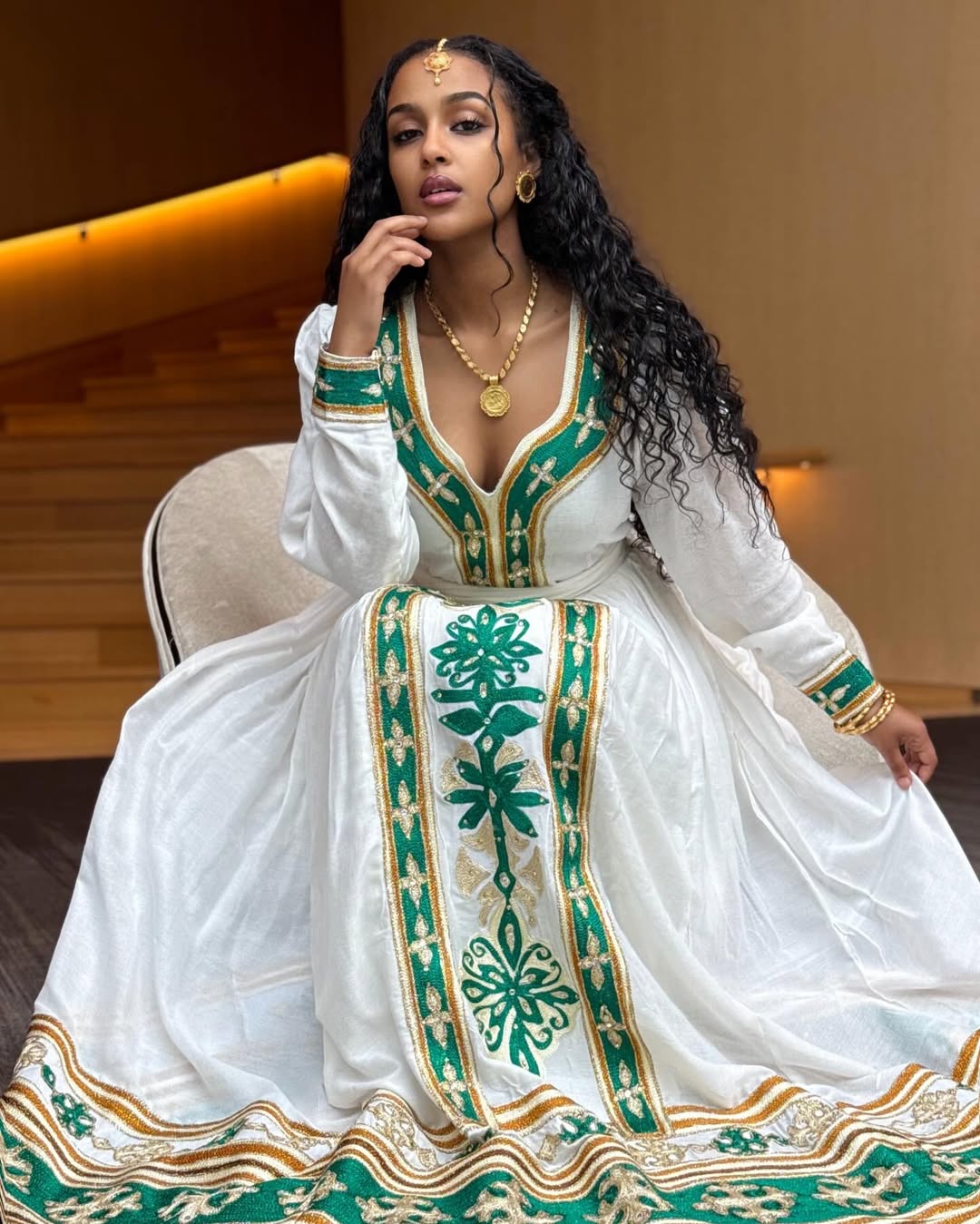MELKAM YE FASIKA BEAL YADEREGELEN 🙏🏾🙏🏾🙏🏾It’s not me it’s the dress💚👑 @mebaeta_ Contacts us: +1 (202) 913-7837 / +251 92 911 1644