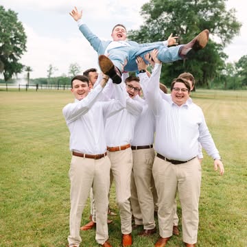 The Girls & The Guys🤍 Our people we call friends but really they’re family. Couldn’t have been more happy to stand next to these people on our wedding day! #wedding #wedding2024 #wedding2025 #springwe...