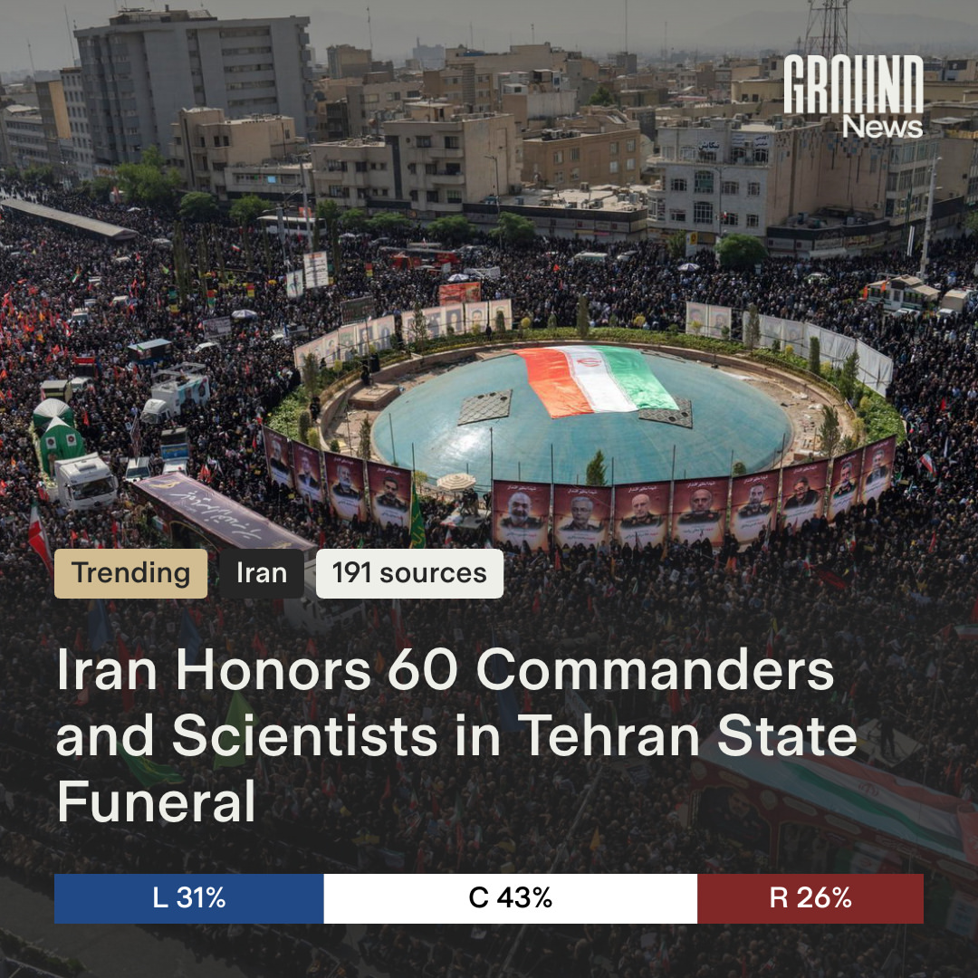 Crowds filled the streets of Tehran on Saturday for the funeral of top Iranian commanders and nuclear scientists killed during a 12-day war with Israel. Among the dead were Revolutionary Guard chief G...